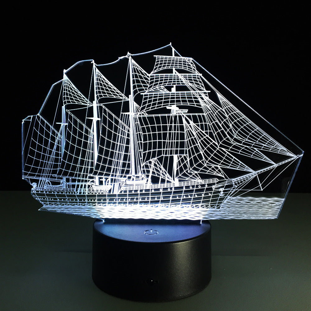 Creative sailing 3D light